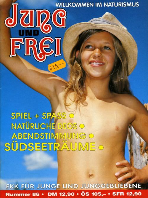 Jung und Frei Nr.86 süßes Mädchen Nudisten Foto