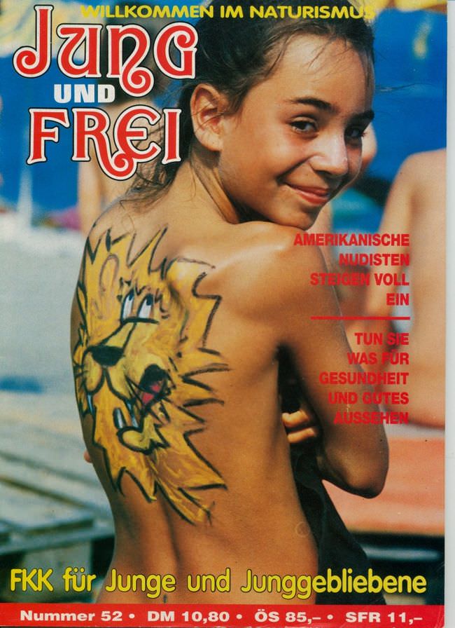 Jung und Frei Nr.52 nackte junge FKK-Foto magazin