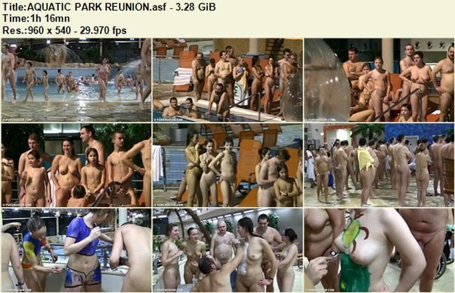 Menschen-Naturisten-Frankreich-Video - Wiedervereinigung des Wasserparks